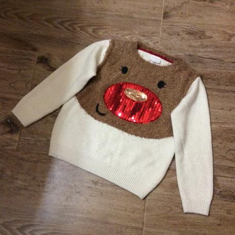 Svetr protkaný zlatou metalickou nití, f&f,116