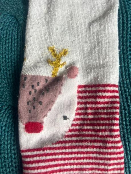 Vánoční šaty se sobem vel. 92/1,5-2r, 92