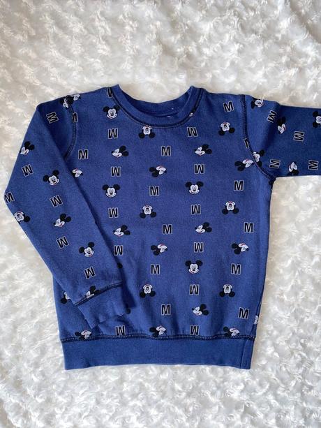 Modrá mikina s mickey, disney,116
