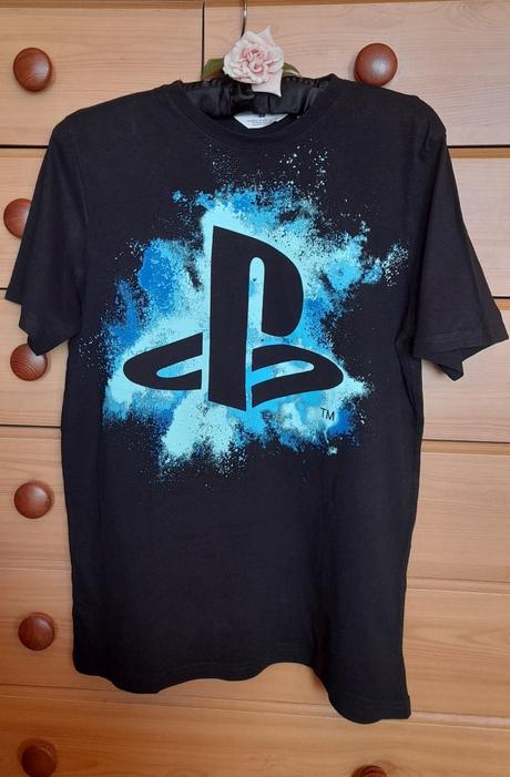 H&m bavlněné tričko playstation, h&m,164