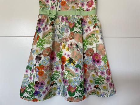 Květované šaty, h&m,122