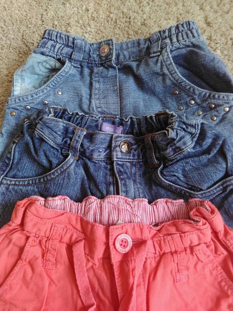 Vel.74, h&m, dětské, dívčí plátěné kalhoty, h&m,74