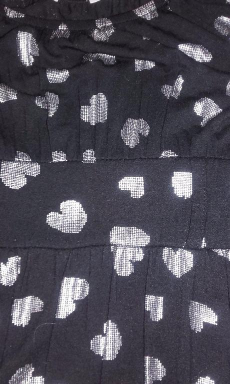 Šaty so striebornými srdiečkami lindex, lindex,122