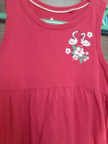 Šaty, šatičky a 3/4 legíny, lupilu,110