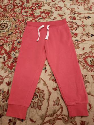 Malinové tepláky, h&m,104