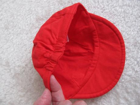 Bavlněná oboustranná červená kšiltovka, george,62