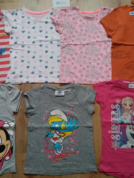 4 x tričko, disney,petit bateau,yd,next,v. 110/116, next,116