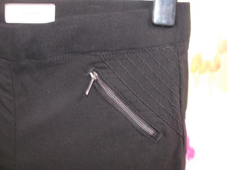 Dámské černé strečové kalhoty essentials, 38