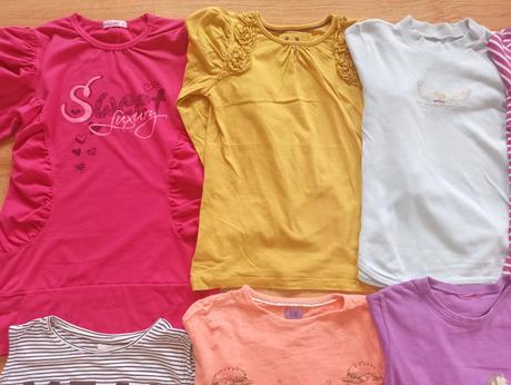 Trika dívčí s dlouhým rukávem vel.128-146, 128