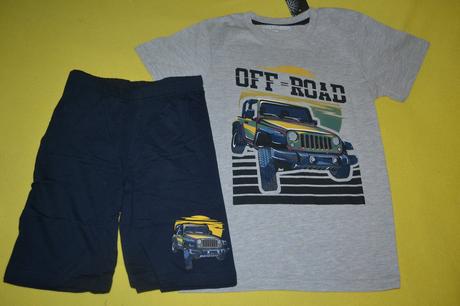 Krátké bavlněné pyžamo wolf v.140-170, wolf,140 / 146 / 152 / 158