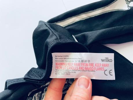 An10/ kostým kostlivec - v.6/12 měs,