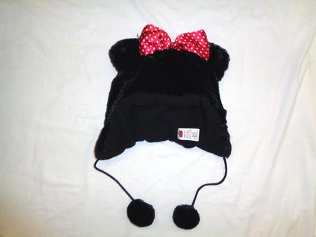 Krásná teploučká minnie čepice - 3-6 let, disney,104