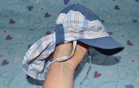 Letní čepice, kšiltovka s ochranou krku, 12-18m, 74