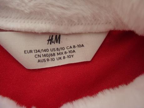Vánoční šaty, vel.140, h&m,140