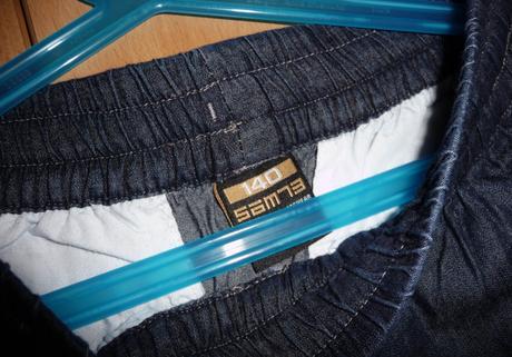 Odlehčené džínové kalhoty sam73 v.140 na 9-10l, sam73,140