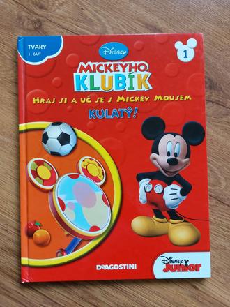 Kniha mickeyho klubík tvary - kulatý, 