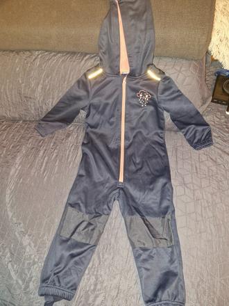 Modrý zatepl. softshel overal zn.lupilu vel.98/104, lupilu,98