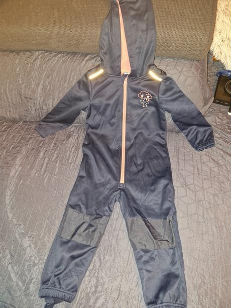 Modrý zatepl. softshel overal zn.lupilu vel.98/104, lupilu,98