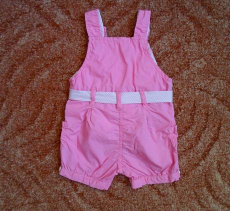 Růžové kraťasy kraťásky lacláče, c&a,62