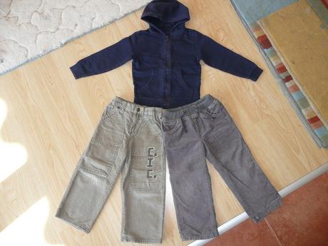 Chlapecké kalhoty manšestráky, vel.104, dopodopo,104