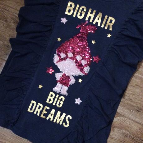 Tbavlněné tričko ,,trolls" zn. next, next,134