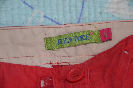 164 170 plátěné 3/4 kalhoty vel. s, refree,164