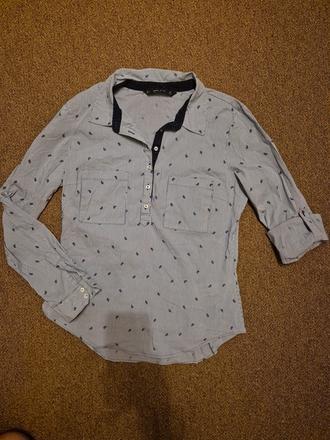 Dámská košile dlouhý/poloviční rukáv zara vel m, zara,m