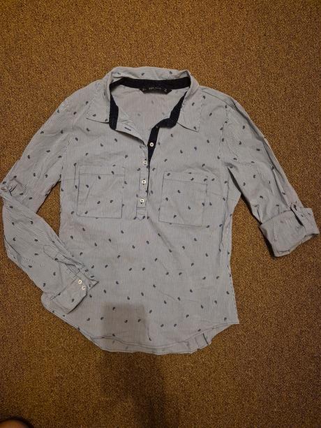 Dámská košile dlouhý/poloviční rukáv zara vel m, zara,m