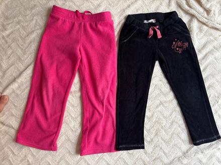 Teplaky cerne a ruzove 110, old navy,110