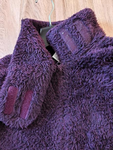 Plyšová mikina bunda chlupatka 158/164, c&a,164