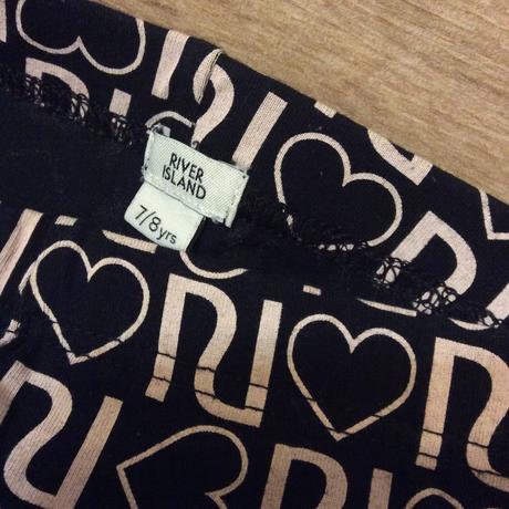 Legíny se srdíčky, river island,128