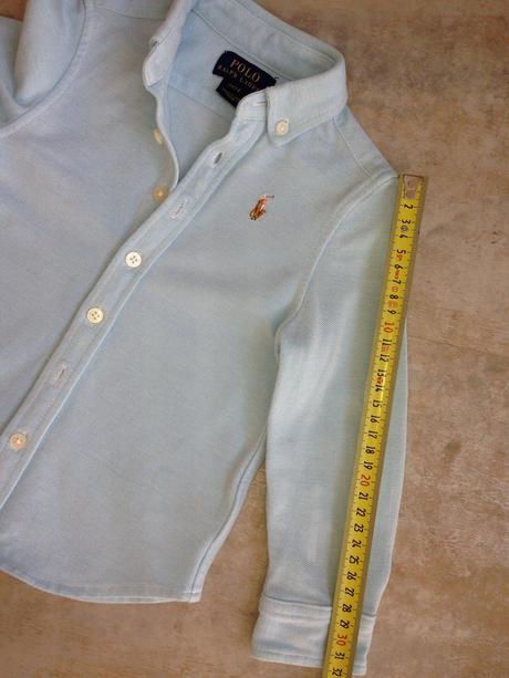 Košile unisex polo ralph lauren 2 roky bledě modrá, ralph lauren,92