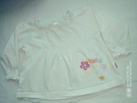 Dívčí tričko dlouhý rukáv, 86