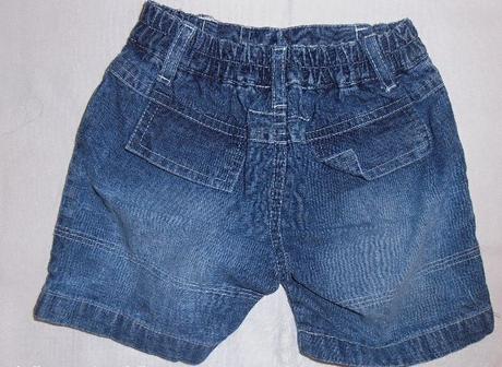 G225. džínové kraťasy 0-3 měs., st. bernard,62