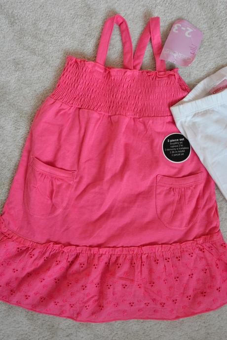 Letní komplet šatky a 3/4 legíny, cherokee,98