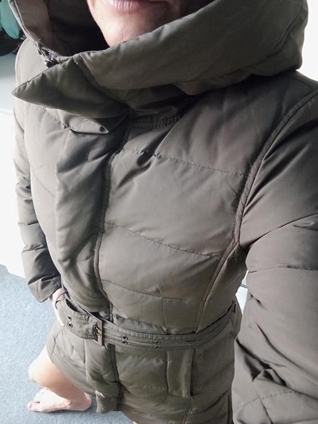 Khaki kabát zn."zara basic" vel."m", zara,m