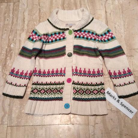 Teplý svetr zn. marks & spencer, marks & spencer,98