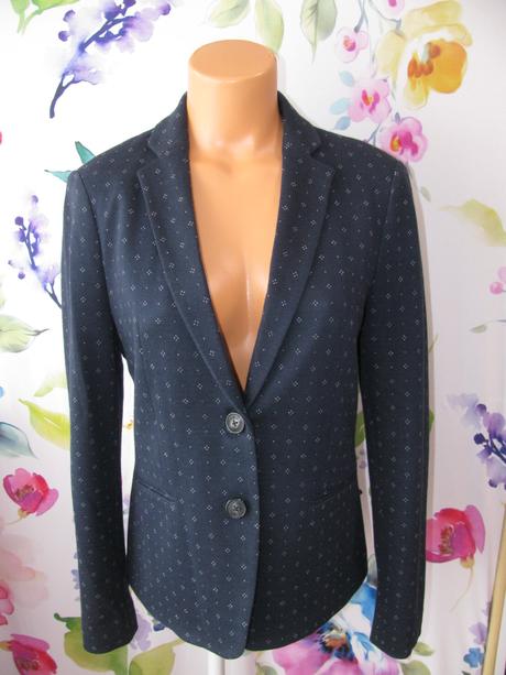 Dámské sportovní pohodlné modré sako s.oliver, s.oliver,40