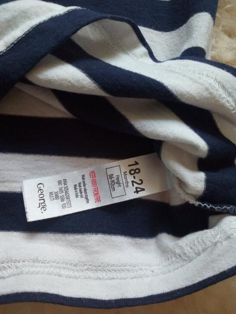 Pruhované triko zn.george,vel.86/92, george,86