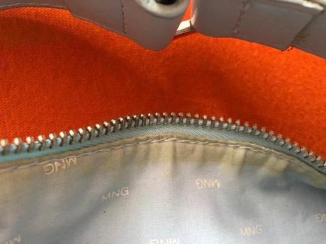 Svetle modra kabelka mango, mango