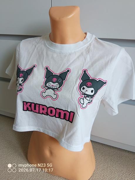 Crop top kuromi zn."sanrio" vel."134-140", sanrio,140