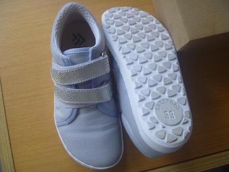 Šedé tenisky ef barefoot vel. 33, 33