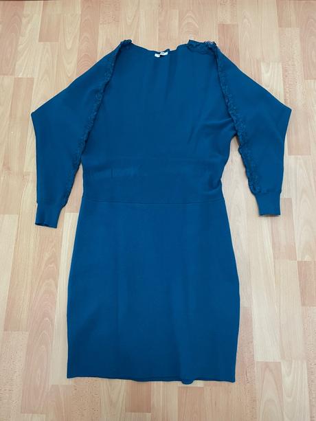 Dámské úpletové šaty, orsay,42