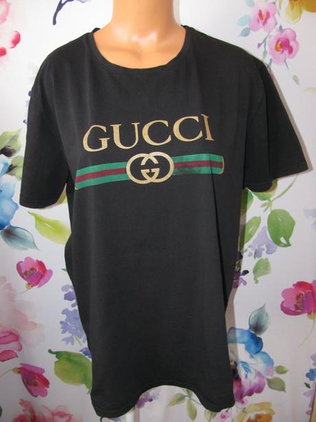 Černé bavlněné tričko s potiskem, xxl