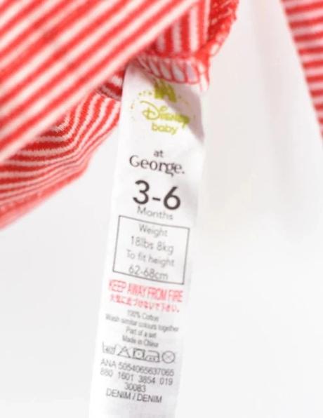 Džíny, tričko vel. 3 - 6 m, disney,68