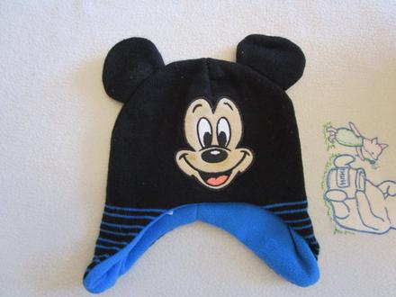 Teplá čepice disney s mickey mousem, 0,5-1 rok, disney,74