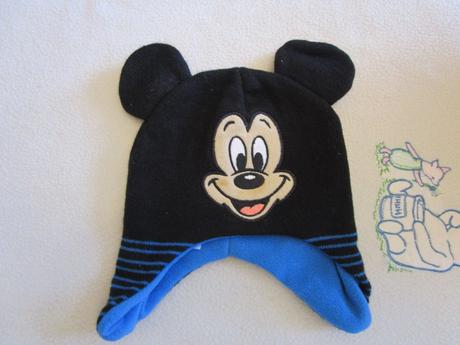 Teplá čepice disney s mickey mousem, 0,5-1 rok, disney,74