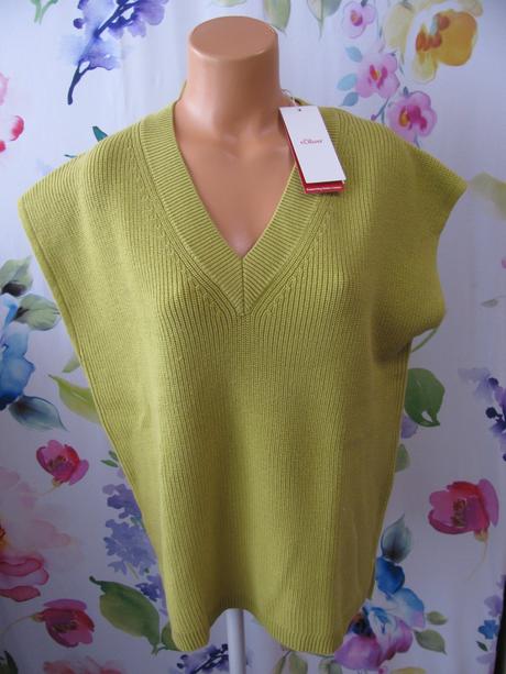 Dámská pletená vesta, volnější styl s.oliver, s.oliver,38