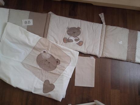 Luxusní 3-dilna souprava do postylky candide, šířka (cm): 100,délka (cm): 130