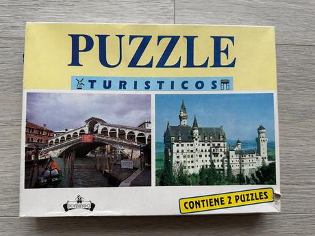 Puzzle - benátky itálie, 2x 88 dílků, 